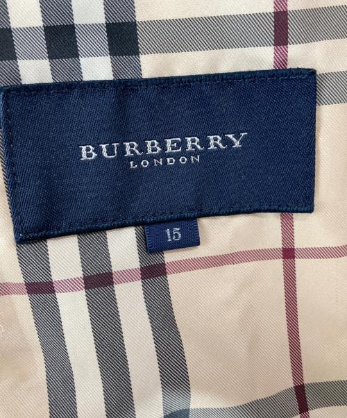 BURBERRY LONDON（バーバリーロンドン）BURBERRY LONDON (バーバリーロンドン) ノバチェックポリジャケット ベージュ サイズ:15の古着・服飾アイテム