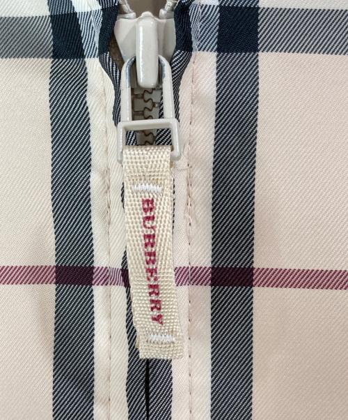 BURBERRY LONDON（バーバリーロンドン）BURBERRY LONDON (バーバリーロンドン) ノバチェックポリジャケット ベージュ サイズ:15の古着・服飾アイテム
