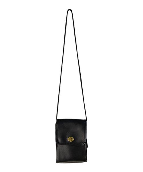 COACH（コーチ）COACH (コーチ) ターンロックミニショルダーバッグ ブラックの古着・服飾アイテム