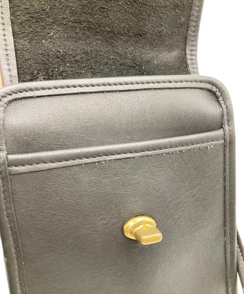 COACH（コーチ）COACH (コーチ) ターンロックミニショルダーバッグ ブラックの古着・服飾アイテム