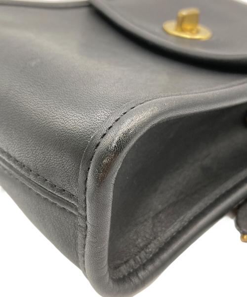 COACH（コーチ）COACH (コーチ) ターンロックミニショルダーバッグ ブラックの古着・服飾アイテム