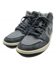 NIKE（ナイキ）の古着「Women's Air Jordan 1 Mid SE "Smoke Grey" ナイキ ウィメンズ エアジョーダン1 ミッド SE "スモークグレー"」｜グレー