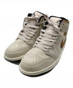 NIKEナイキ）の古着「Air Jordan 1 Mid SE "Brown Elephant/Safari" ナイキ エアジョーダン1 ミッド SE "ブラウン エレファント/サファリ"」｜ベージュ