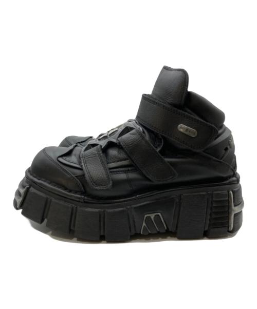 NEW ROCK（ニューロック）NEW ROCK (ニューロック) ANKLE BOOT BLACK TOWER ブラック サイズ:43の古着・服飾アイテム