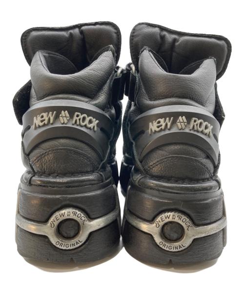 NEW ROCK（ニューロック）NEW ROCK (ニューロック) ANKLE BOOT BLACK TOWER ブラック サイズ:43の古着・服飾アイテム