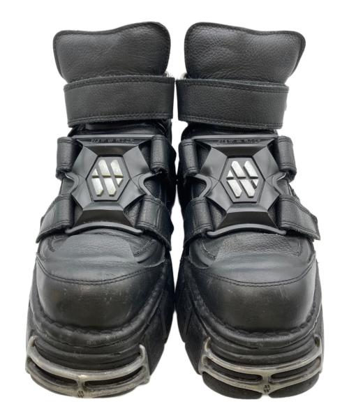 NEW ROCK（ニューロック）NEW ROCK (ニューロック) ANKLE BOOT BLACK TOWER ブラック サイズ:43の古着・服飾アイテム