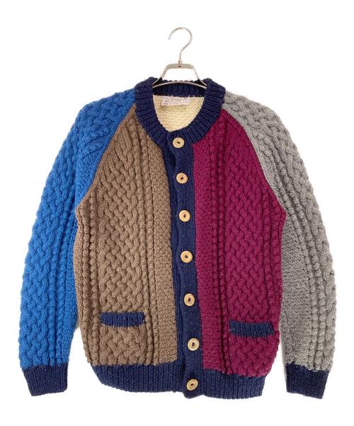 INVERALLAN（インバーアラン）INVERALLAN (インバーアラン) 4Aアランニットカーディガン マルチカラー サイズ:FREEの古着・服飾アイテム