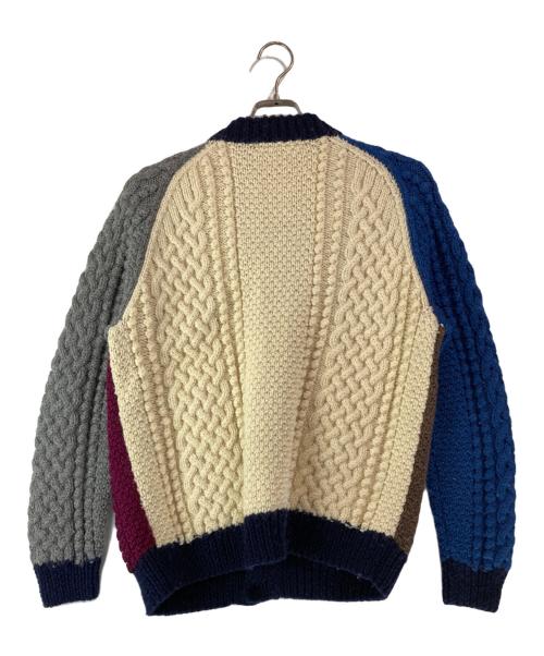 INVERALLAN（インバーアラン）INVERALLAN (インバーアラン) 4Aアランニットカーディガン マルチカラー サイズ:FREEの古着・服飾アイテム