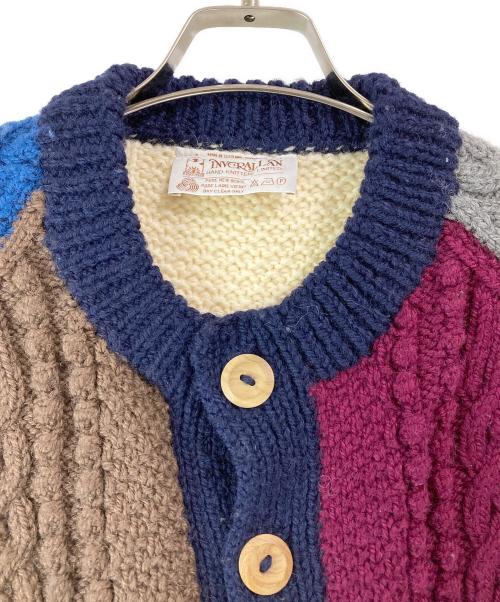 INVERALLAN（インバーアラン）INVERALLAN (インバーアラン) 4Aアランニットカーディガン マルチカラー サイズ:FREEの古着・服飾アイテム
