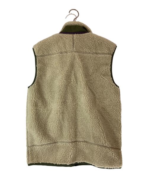Patagonia（パタゴニア）Patagonia (パタゴニア) クラシックレトロXベスト グリーン×ベージュ サイズ:Ｓの古着・服飾アイテム