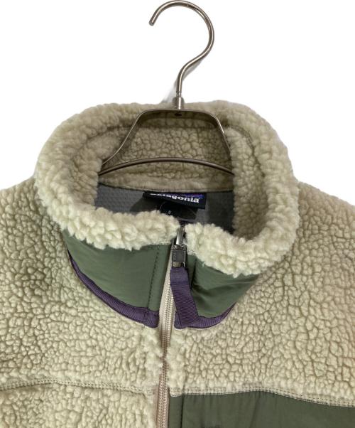Patagonia（パタゴニア）Patagonia (パタゴニア) クラシックレトロXベスト グリーン×ベージュ サイズ:Ｓの古着・服飾アイテム