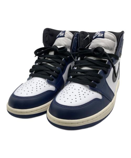 NIKE（ナイキ）NIKE (ナイキ) Air Jordan 1 Retro High OG ネイビー サイズ:27の古着・服飾アイテム