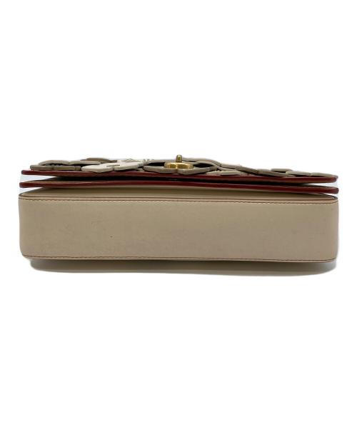 COACH（コーチ）COACH (コーチ) ティーローズ ディンキー チェーン ショルダーバッグ アイボリーの古着・服飾アイテム