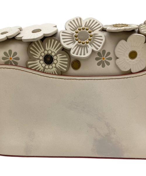 COACH（コーチ）COACH (コーチ) ティーローズ ディンキー チェーン ショルダーバッグ アイボリーの古着・服飾アイテム
