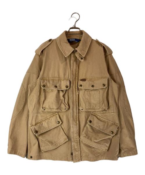 POLO RALPH LAUREN（ポロ・ラルフローレン）POLO RALPH LAUREN (ポロ・ラルフローレン) ハンティングジャケット ベージュ サイズ:Ｌの古着・服飾アイテム