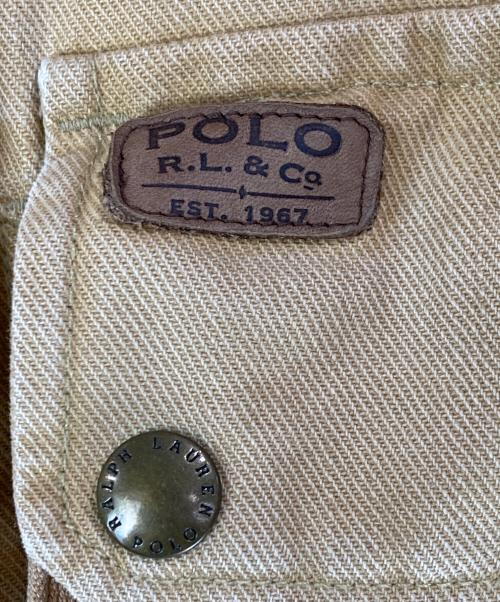 POLO RALPH LAUREN（ポロ・ラルフローレン）POLO RALPH LAUREN (ポロ・ラルフローレン) ハンティングジャケット ベージュ サイズ:Ｌの古着・服飾アイテム