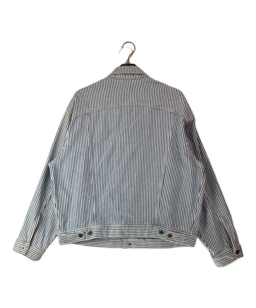 LEVI'S MADE&CRAFTED（リーバイスメイドクラフテッド）LEVI'S MADE&CRAFTED (リーバイスメイドクラフテッド) ヒッコリーデニムジャケット ブルー サイズ:Ｍの古着・服飾アイテム