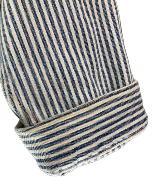 LEVI'S MADE&CRAFTED（リーバイスメイドクラフテッド）LEVI'S MADE&CRAFTED (リーバイスメイドクラフテッド) ヒッコリーデニムジャケット ブルー サイズ:Ｍの古着・服飾アイテム
