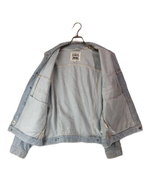 LEVI'S MADE&CRAFTED（リーバイスメイドクラフテッド）LEVI'S MADE&CRAFTED (リーバイスメイドクラフテッド) ヒッコリーデニムジャケット ブルー サイズ:Ｍの古着・服飾アイテム