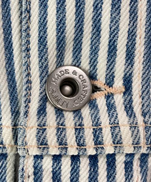 LEVI'S MADE&CRAFTED（リーバイスメイドクラフテッド）LEVI'S MADE&CRAFTED (リーバイスメイドクラフテッド) ヒッコリーデニムジャケット ブルー サイズ:Ｍの古着・服飾アイテム