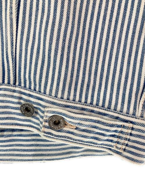 LEVI'S MADE&CRAFTED（リーバイスメイドクラフテッド）LEVI'S MADE&CRAFTED (リーバイスメイドクラフテッド) ヒッコリーデニムジャケット ブルー サイズ:Ｍの古着・服飾アイテム