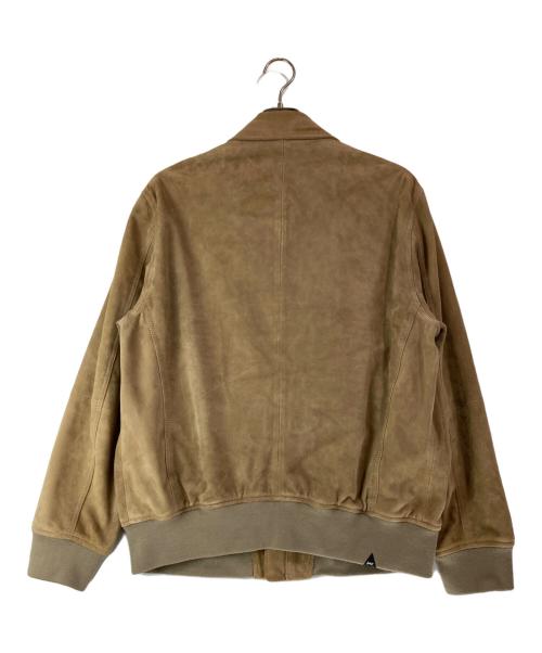Denham（デンハム）Denham (デンハム) スウェードレザージャケット ベージュ サイズ:Ｌの古着・服飾アイテム