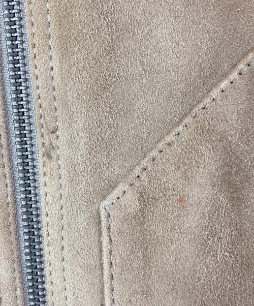 Denham（デンハム）Denham (デンハム) スウェードレザージャケット ベージュ サイズ:Ｌの古着・服飾アイテム