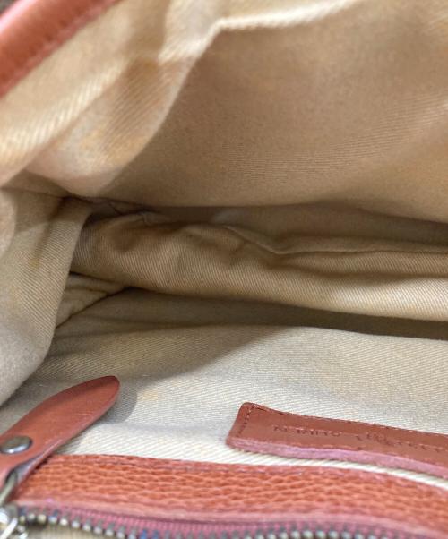 POLO RALPH LAUREN（ポロ・ラルフローレン）POLO RALPH LAUREN (ポロ・ラルフローレン) レザーショルダーバッグ ブラウンの古着・服飾アイテム