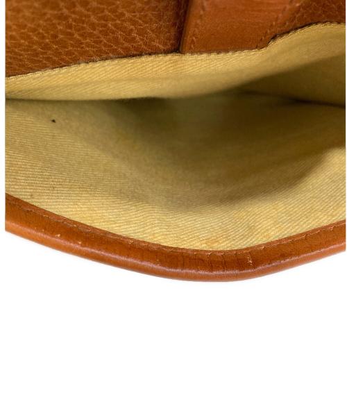 POLO RALPH LAUREN（ポロ・ラルフローレン）POLO RALPH LAUREN (ポロ・ラルフローレン) レザーショルダーバッグ ブラウンの古着・服飾アイテム
