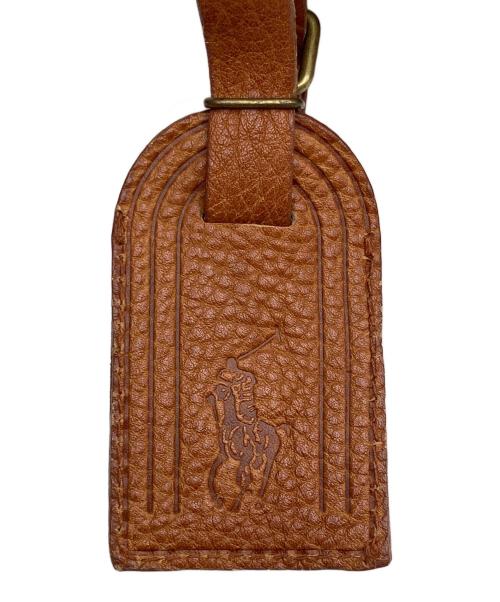 POLO RALPH LAUREN（ポロ・ラルフローレン）POLO RALPH LAUREN (ポロ・ラルフローレン) レザーショルダーバッグ ブラウンの古着・服飾アイテム