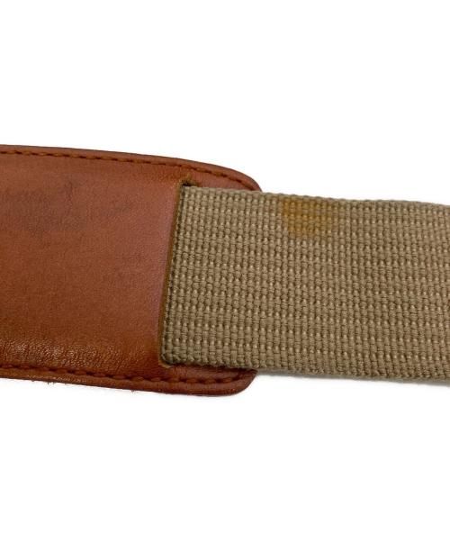 POLO RALPH LAUREN（ポロ・ラルフローレン）POLO RALPH LAUREN (ポロ・ラルフローレン) レザーショルダーバッグ ブラウンの古着・服飾アイテム