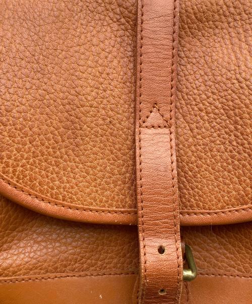 POLO RALPH LAUREN（ポロ・ラルフローレン）POLO RALPH LAUREN (ポロ・ラルフローレン) レザーショルダーバッグ ブラウンの古着・服飾アイテム