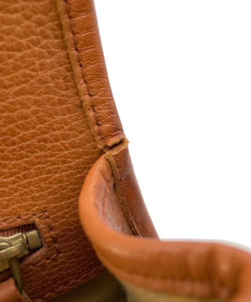 POLO RALPH LAUREN（ポロ・ラルフローレン）POLO RALPH LAUREN (ポロ・ラルフローレン) レザーショルダーバッグ ブラウンの古着・服飾アイテム