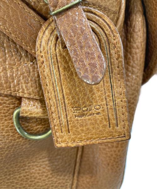 POLO RALPH LAUREN（ポロ・ラルフローレン）POLO RALPH LAUREN (ポロ・ラルフローレン) レザーショルダーバッグ ブラウンの古着・服飾アイテム