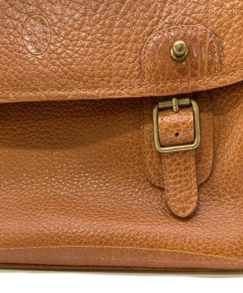 POLO RALPH LAUREN（ポロ・ラルフローレン）POLO RALPH LAUREN (ポロ・ラルフローレン) レザーショルダーバッグ ブラウンの古着・服飾アイテム