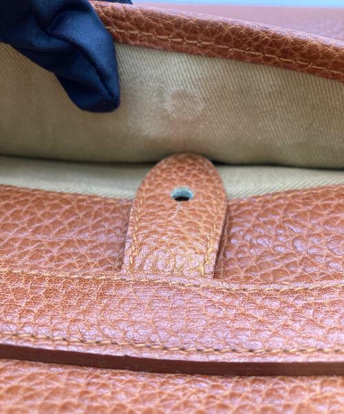 POLO RALPH LAUREN（ポロ・ラルフローレン）POLO RALPH LAUREN (ポロ・ラルフローレン) レザーショルダーバッグ ブラウンの古着・服飾アイテム