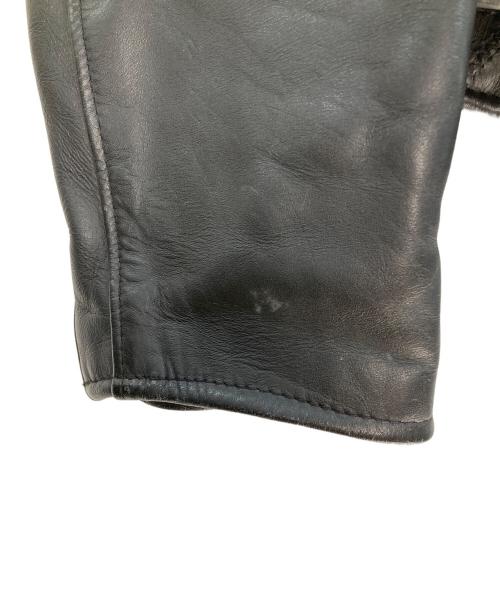 Schott（ショット）Schott (ショット) ダブルライダースジャケット ブラック サイズ:42の古着・服飾アイテム