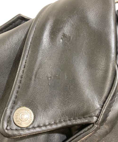 Schott（ショット）Schott (ショット) ダブルライダースジャケット ブラック サイズ:42の古着・服飾アイテム