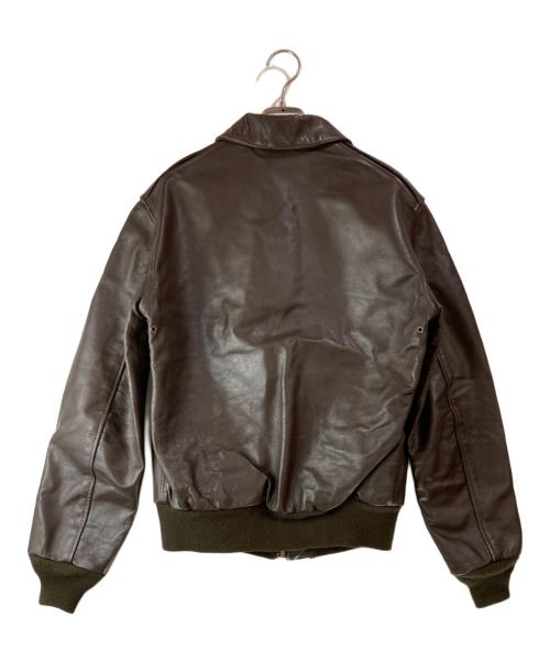 AVIREX（アヴィレックス）AVIREX (アヴィレックス) A-2 レザージャケット ブラウン サイズ:36の古着・服飾アイテム