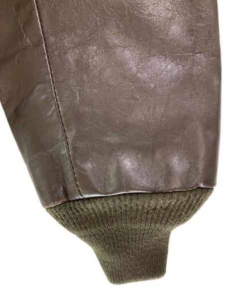 AVIREX（アヴィレックス）AVIREX (アヴィレックス) A-2 レザージャケット ブラウン サイズ:36の古着・服飾アイテム