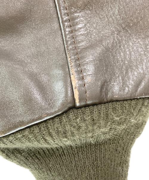 AVIREX（アヴィレックス）AVIREX (アヴィレックス) A-2 レザージャケット ブラウン サイズ:36の古着・服飾アイテム
