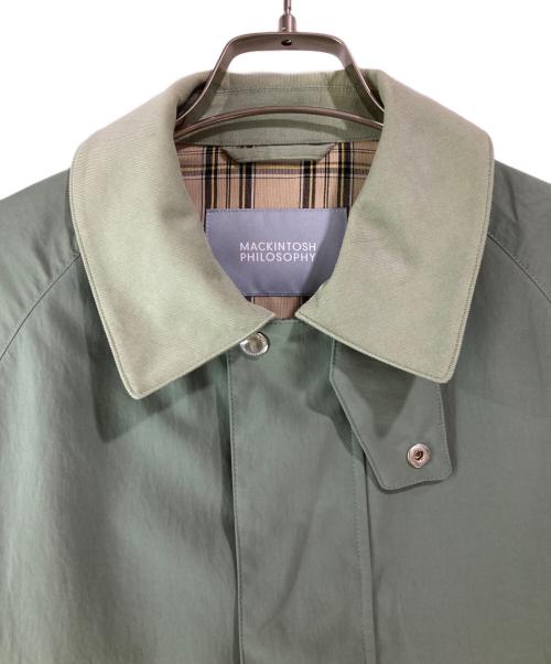 MACKINTOSH PHILOSOPHY（マッキントッシュ フィロソフィー）MACKINTOSH PHILOSOPHY (マッキントッシュ フィロソフィー) 【SOMERFORD(サマーフォード)】ライトタフタ グリーン サイズ:2の古着・服飾アイテム