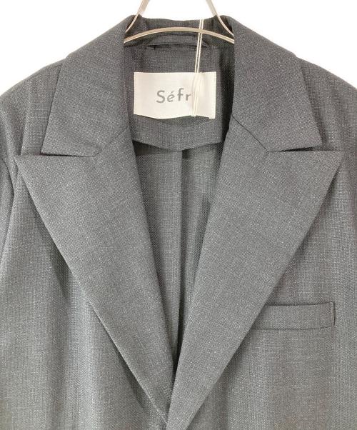 Sefr（セファ）Sefr (セファ) ZEKE COAT グレー サイズ:Ｌの古着・服飾アイテム