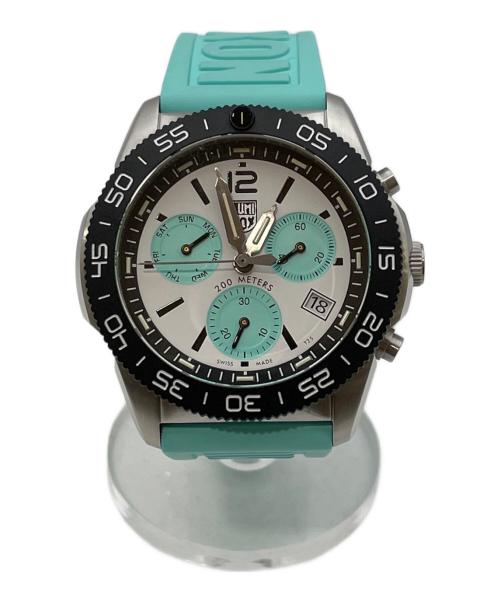 LUMINOX（ルミノックス）LUMINOX (ルミノックス) リストウォッチ ホワイト×ターコイズの古着・服飾アイテム