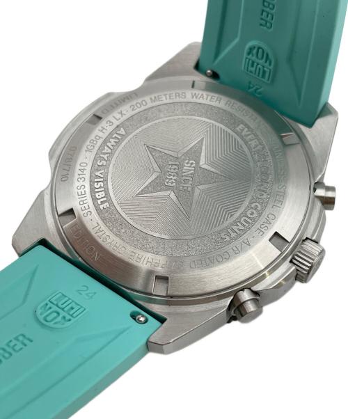 LUMINOX（ルミノックス）LUMINOX (ルミノックス) リストウォッチ ホワイト×ターコイズの古着・服飾アイテム