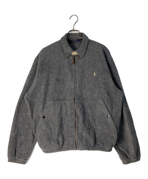 POLO RALPH LAUREN（ポロ・ラルフローレン）POLO RALPH LAUREN (ポロ・ラルフローレン) フリーススイングトップ グレー サイズ:Mの古着・服飾アイテム