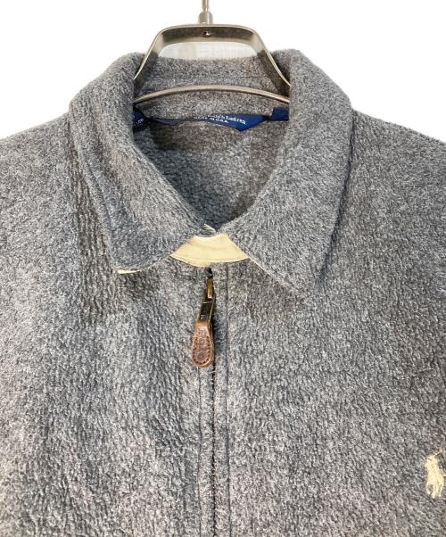 POLO RALPH LAUREN（ポロ・ラルフローレン）POLO RALPH LAUREN (ポロ・ラルフローレン) フリーススイングトップ グレー サイズ:Mの古着・服飾アイテム