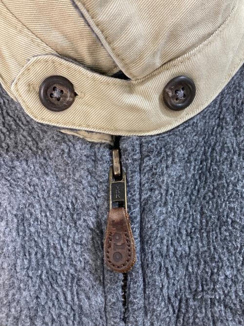 POLO RALPH LAUREN（ポロ・ラルフローレン）POLO RALPH LAUREN (ポロ・ラルフローレン) フリーススイングトップ グレー サイズ:Mの古着・服飾アイテム