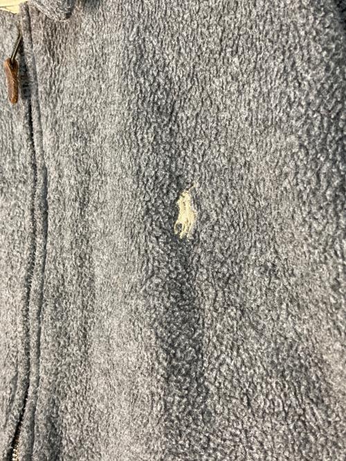 POLO RALPH LAUREN（ポロ・ラルフローレン）POLO RALPH LAUREN (ポロ・ラルフローレン) フリーススイングトップ グレー サイズ:Mの古着・服飾アイテム