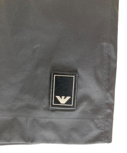 EMPORIO ARMANI（エンポリオ アルマーニ）EMPORIO ARMANI (エンポリオ アルマーニ) パッカブルトラベルステンカラーコート ブラック サイズ:SIZE 50の古着・服飾アイテム